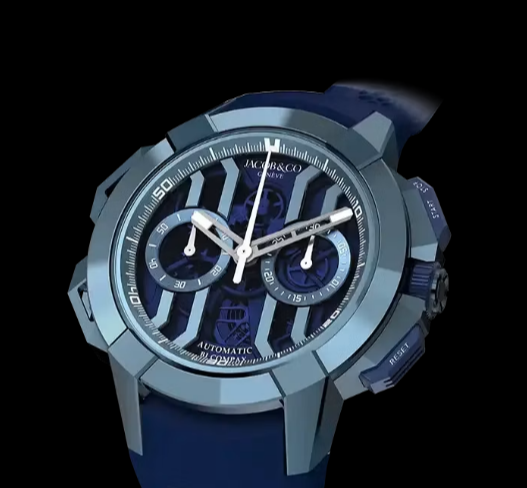 Fake Jacob & Co epic x chrono 44mm BLUE TITANIUM EC400.22.AF.AA.A watch